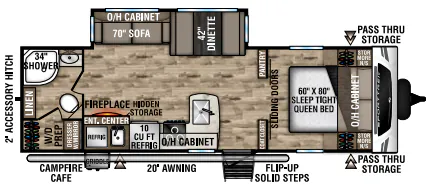Venture RV SportTrek ST271VMB floor plan