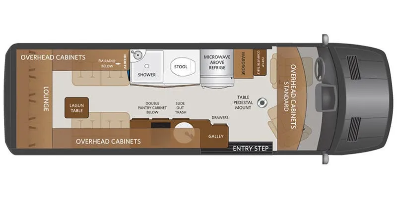 Holiday Rambler Xpedition SL2E floor plan
