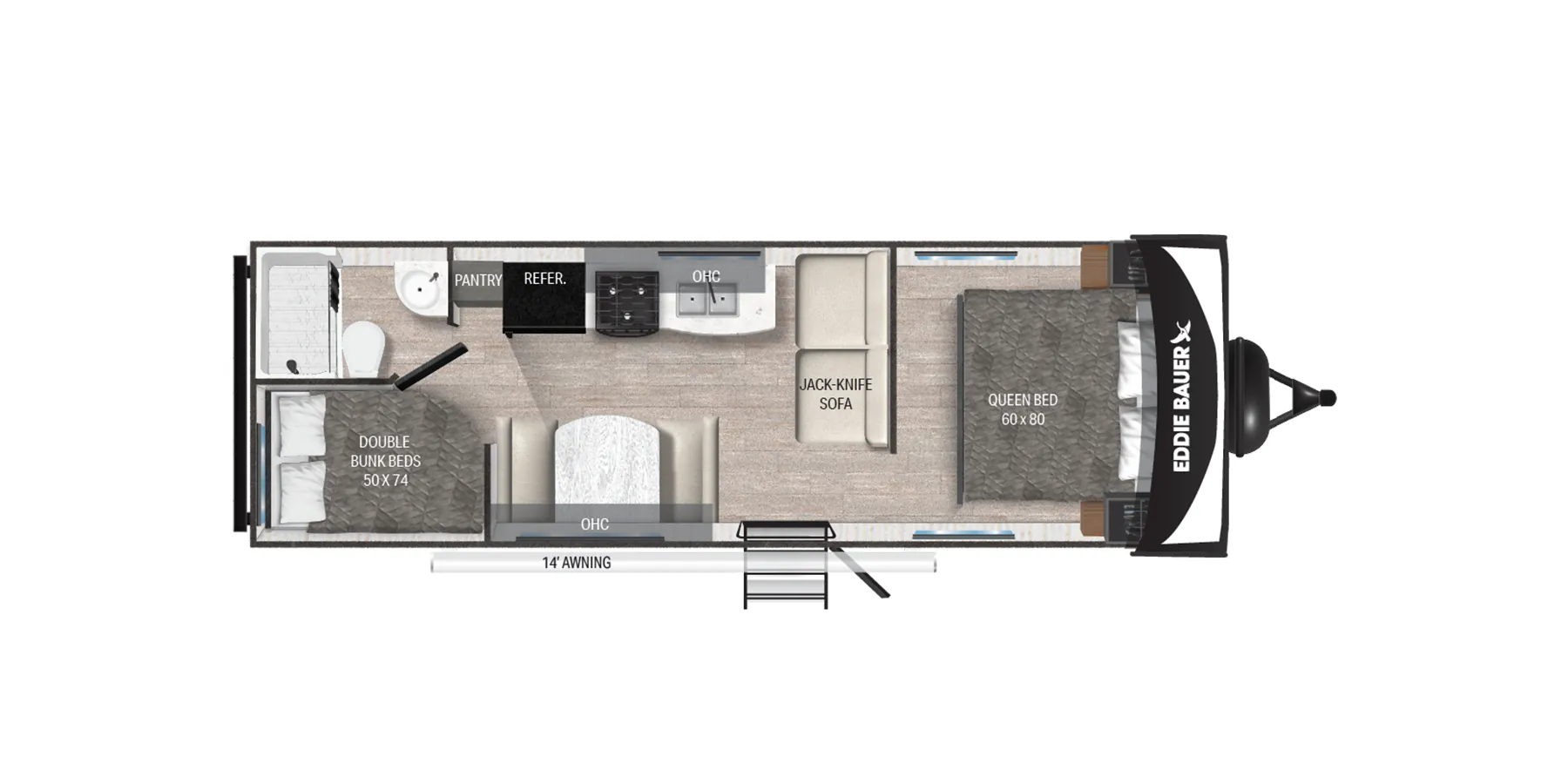 Heartland Eddie Bauer EBS 251BH floor plan