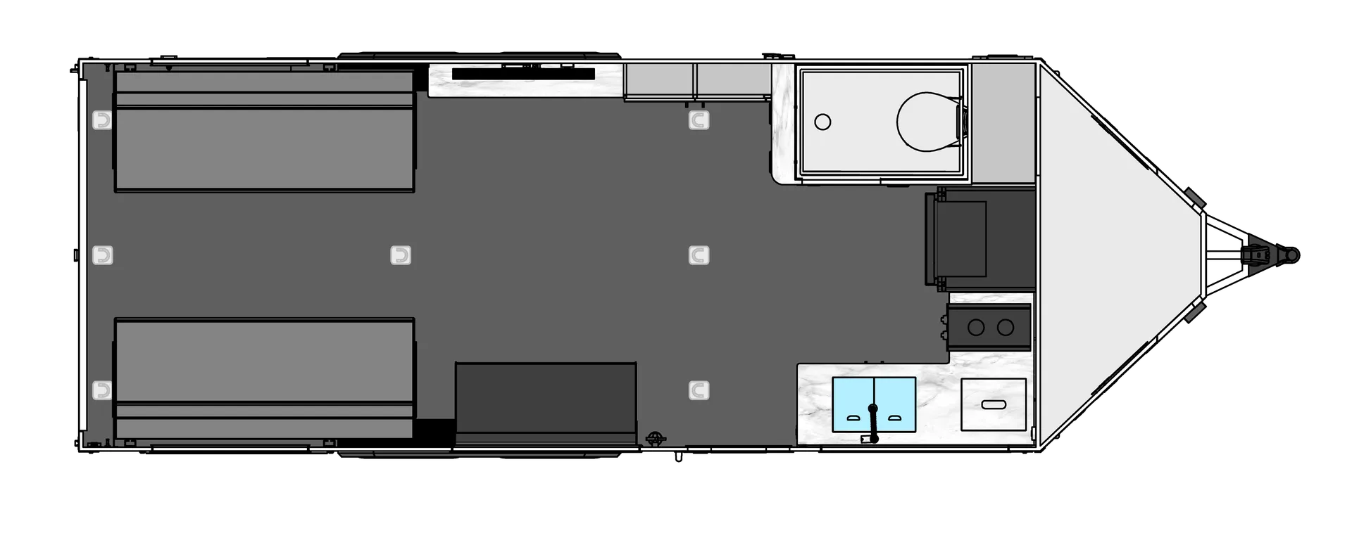 2026 inTech Black Wing 826 X - Floor plan