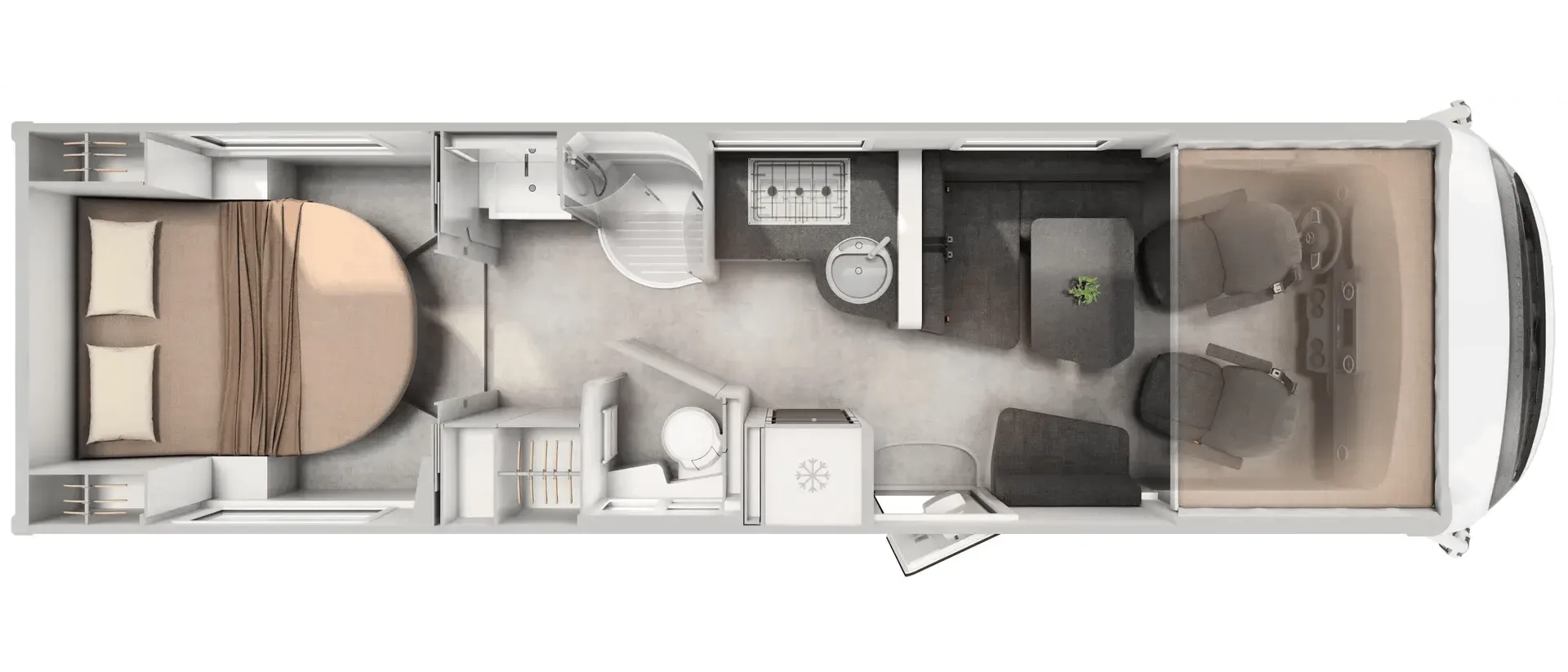 Hymer B-Class MasterLine I 890 floor plan