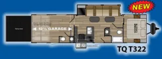 Heartland Torque TQ T322 floor plan
