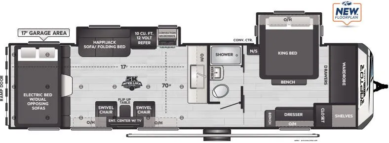 Keystone Carbon 32 floor plan