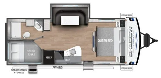 Cruiser RV Shadow Cruiser 240BHS floor plan