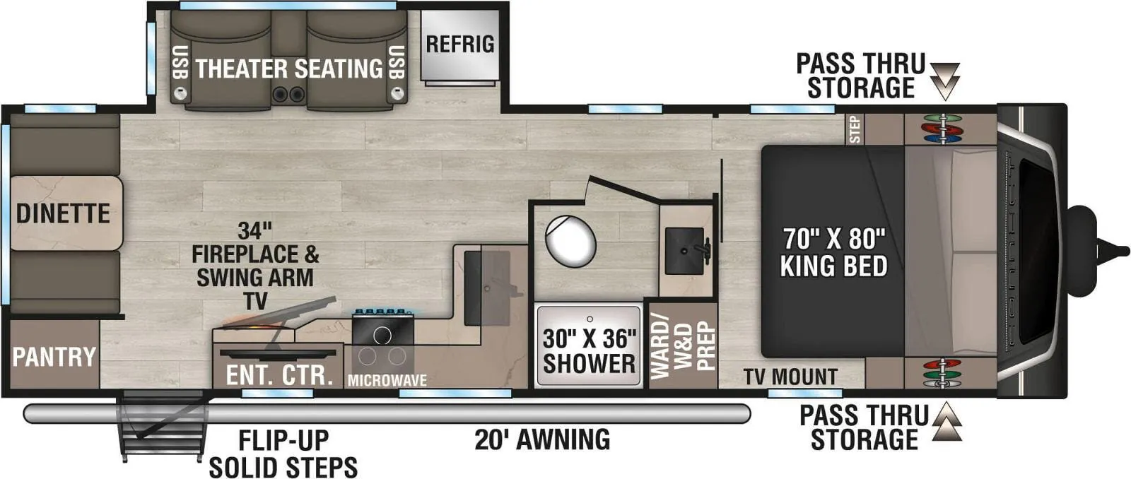 K-Z Connect C271RL floor plan