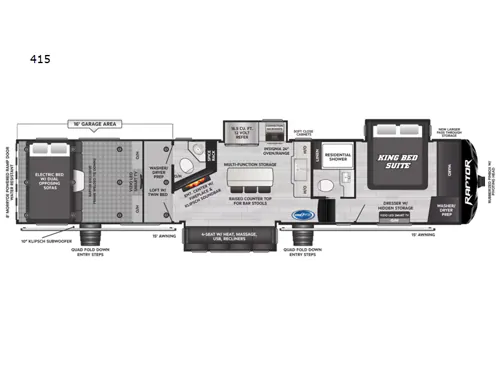 2025 Keystone Raptor 415, Photos photo 2
