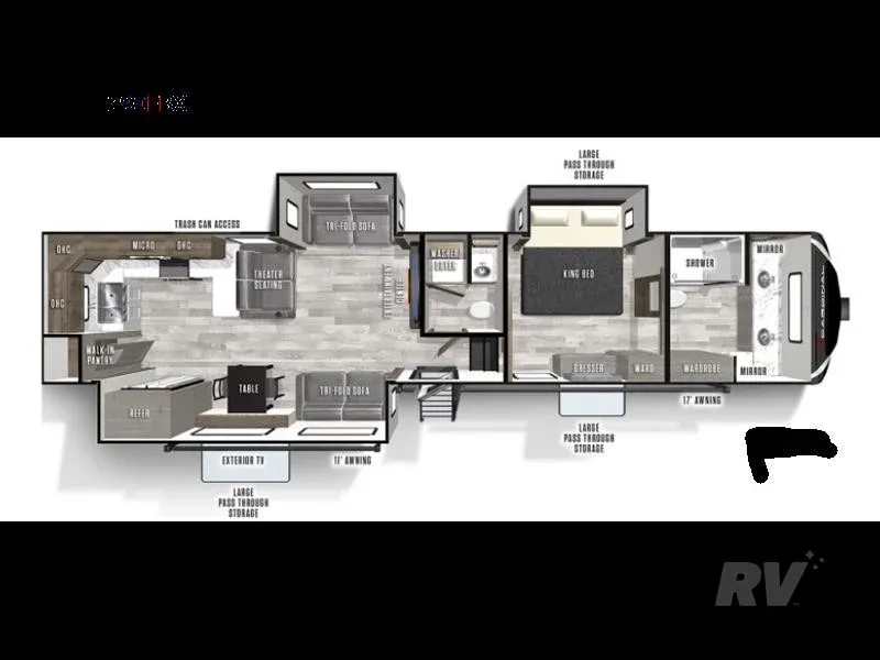 2021 Forest River Cardinal Luxury 390FBX - Photo 3