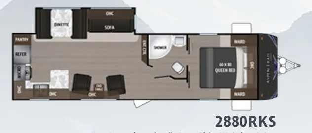Dutchmen Aspen Trail 2880RKS floor plan