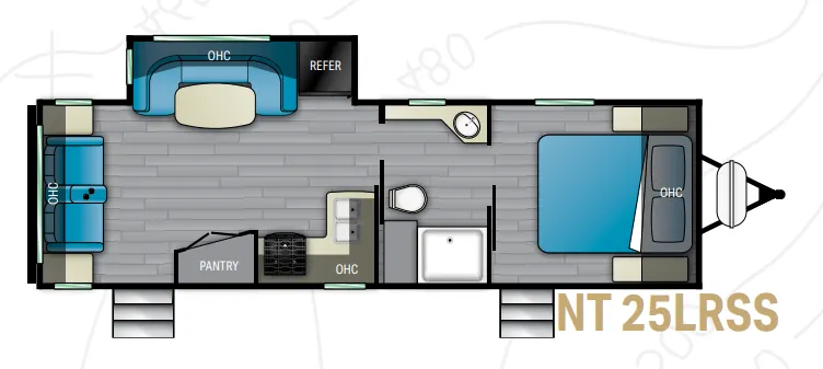 Heartland North Trail 25LRSS floor plan