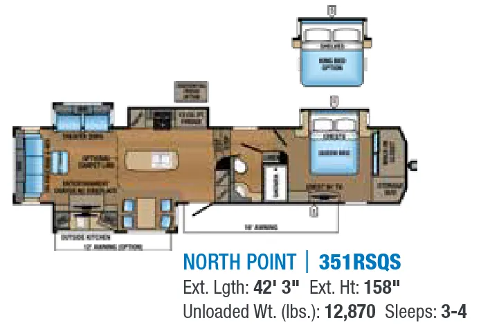 Jayco North Point 351RSQS floor plan