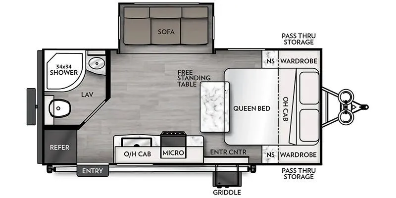2025 Coachmen Apex Ultra-Lite 188RBST - Floor plan