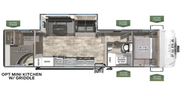 Palomino Puma 299BHS floor plan