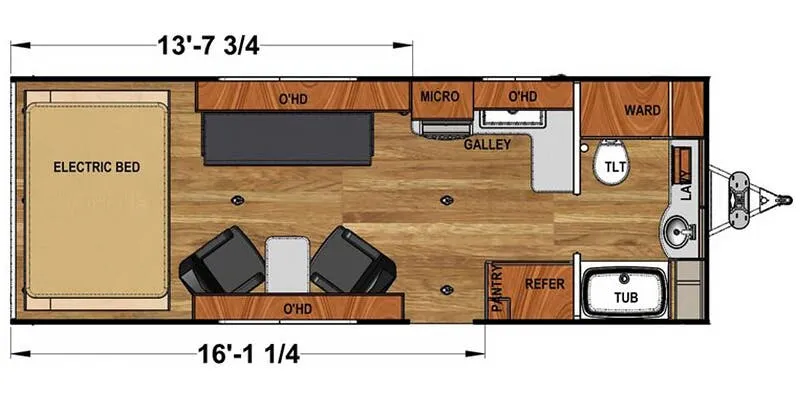 Eclipse Attitude Pro 22LBG floor plan