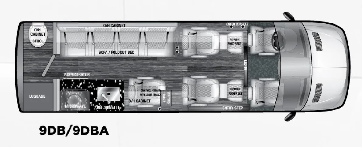 OGV Luxury Coach V-Cruise 9DBA floor plan