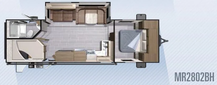 Highland Ridge Mesa Ridge Lite MR2802BH floor plan