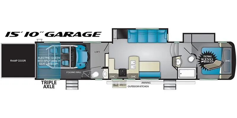 Heartland Torque TQ 416 floor plan