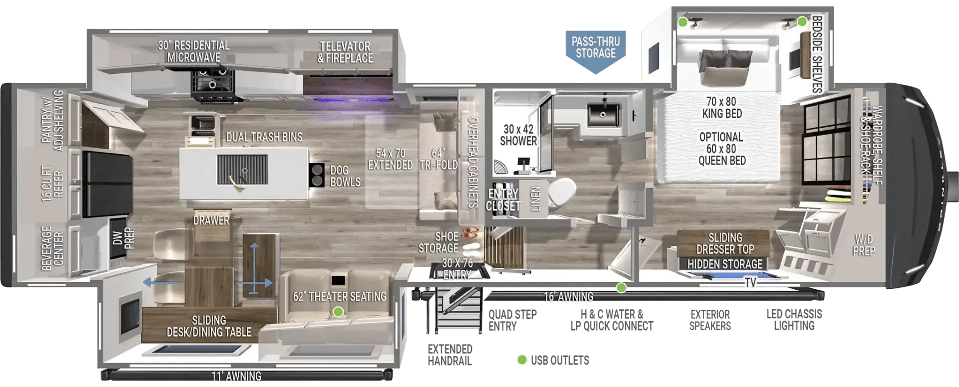 2026 Brinkley Model Z 3300 - Floor plan