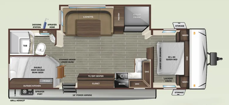 2023 Starcraft Super Lite 241BH - Floor plan
