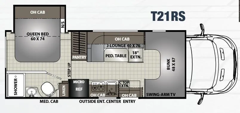 Coachmen Orion T21RS floor plan