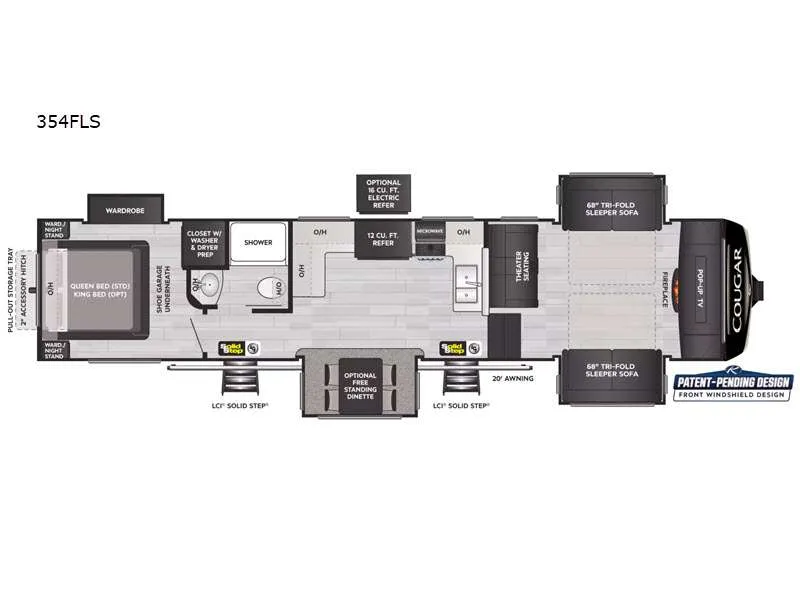 2022 Keystone Cougar 354FLS - Photo 3