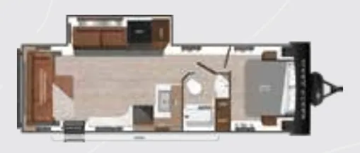 Heartland North Trail 26RLX floor plan