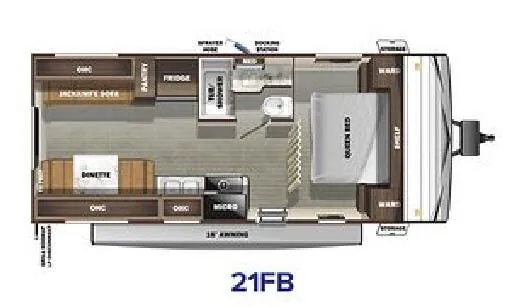 Starcraft Autumn Ridge 21FB floor plan