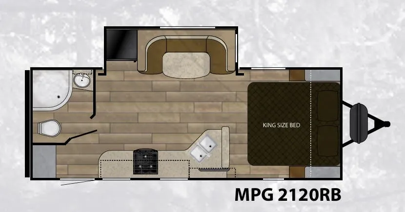 2018 Cruiser RV MPG 2120RB floor plan