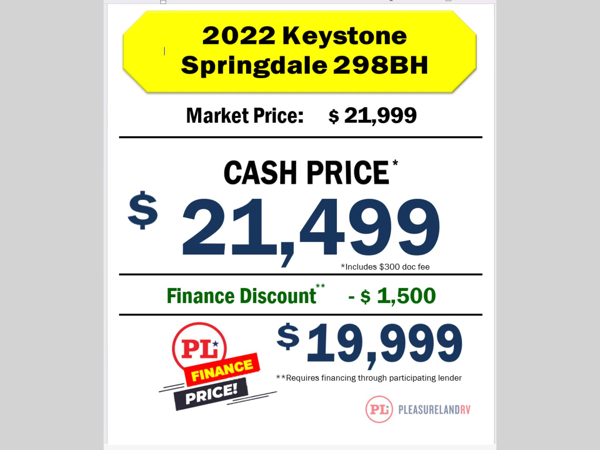 2022 Keystone Springdale 298BH - Photo 2