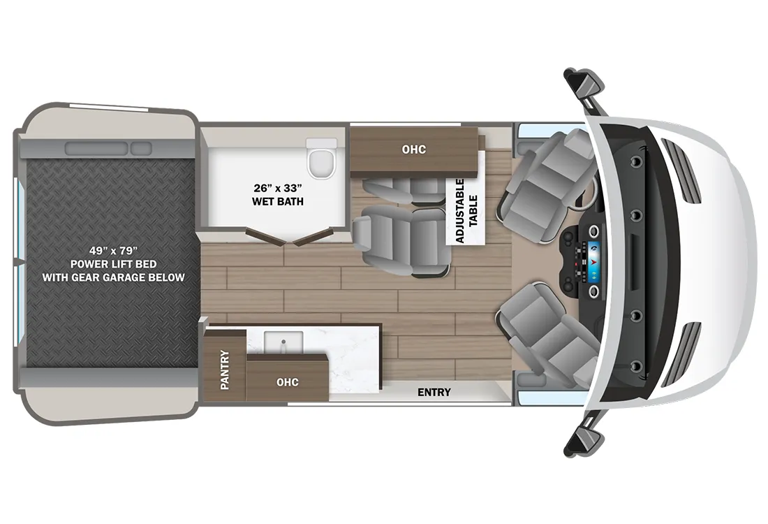 Entegra Coach Launch 19Y floor plan