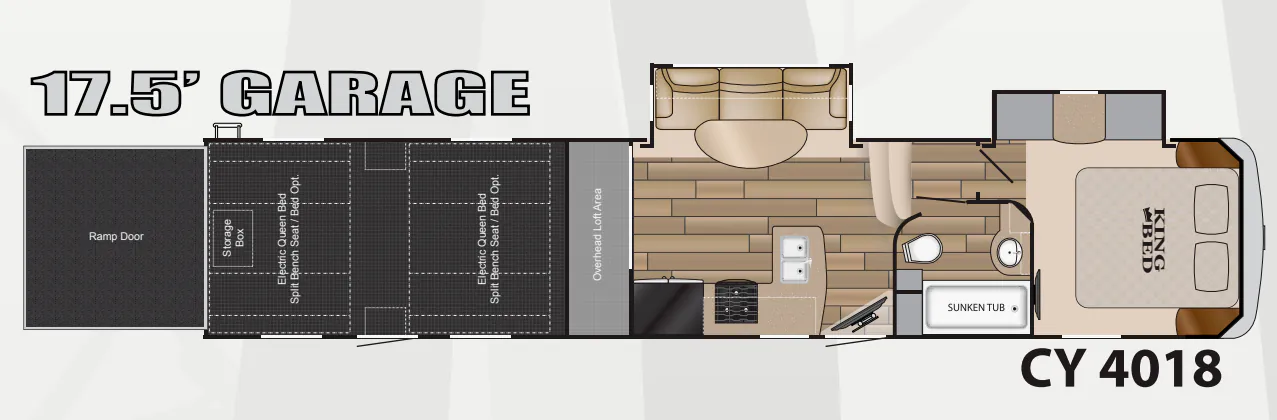 Heartland Cyclone 4018 floor plan