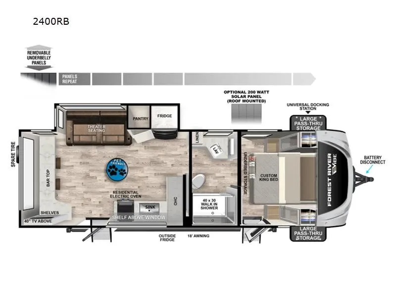 2025 Forest River Vibe 2400RB - Photo 3