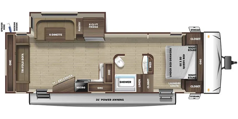 Highland Ridge Range Lite RL262RL floor plan