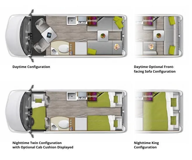 Roadtrek Play Base floor plan