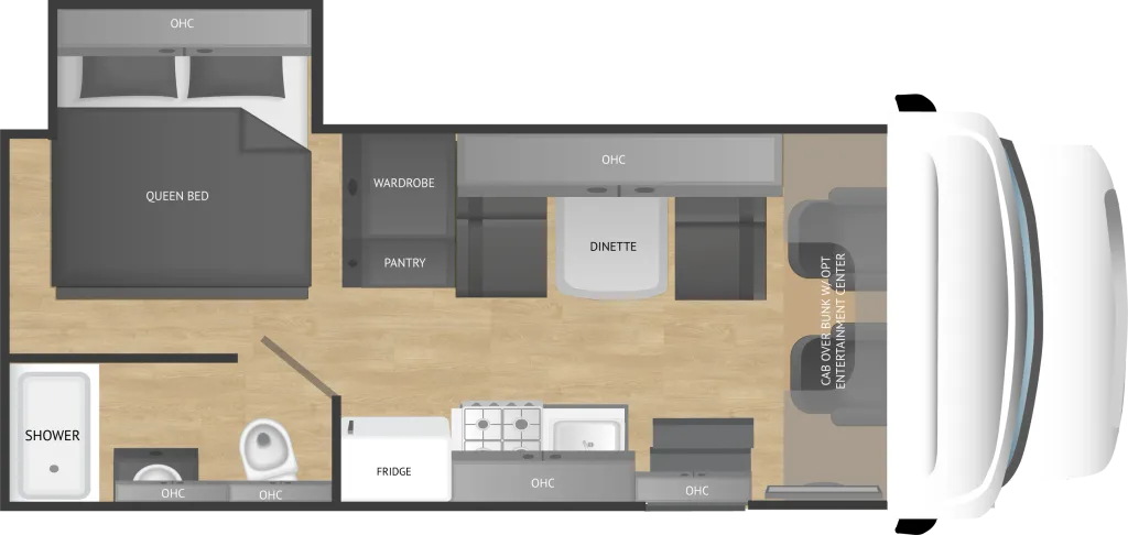 2026 NeXus RV Triumph Sport 22TS floor plan
