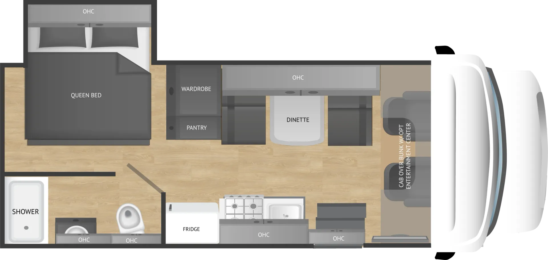 2026 NeXus RV Triumph Sport 22TS - Floor plan