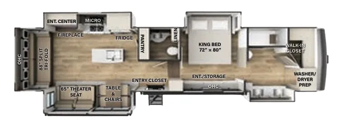 Palomino Columbus 383FB floor plan