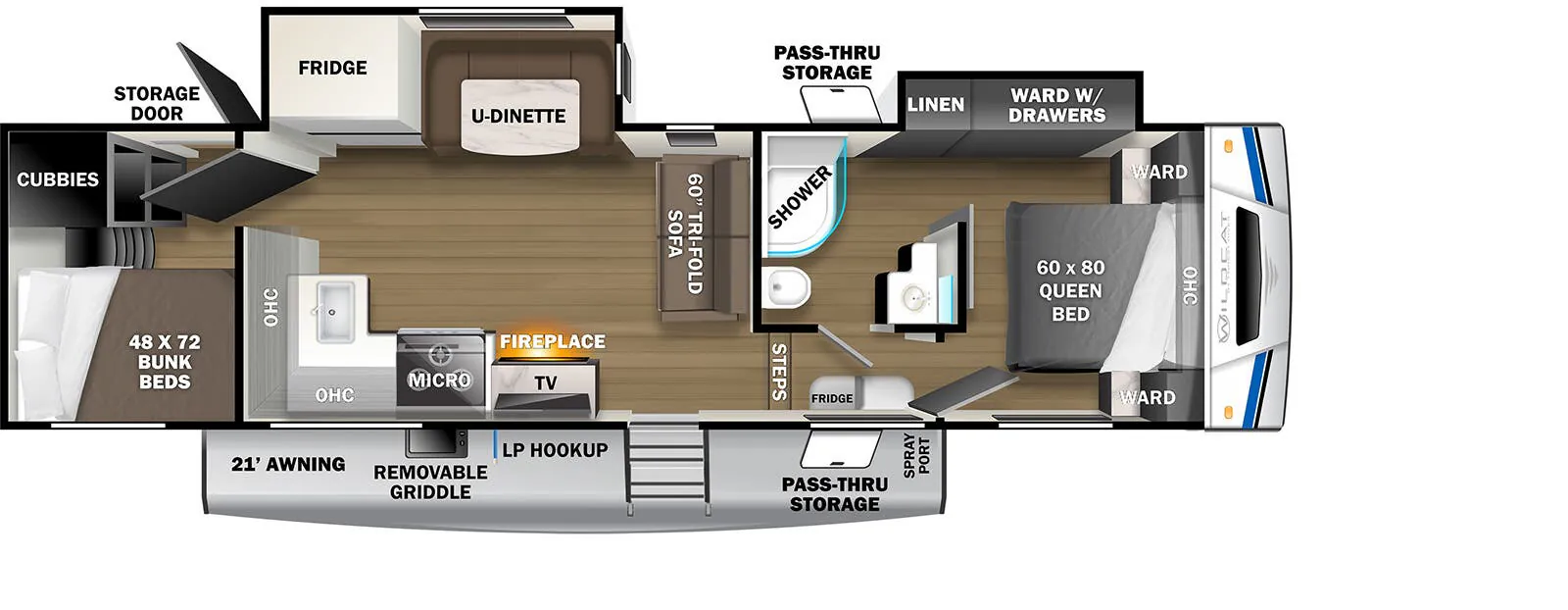 Forest River Wildcat 302BH exterior