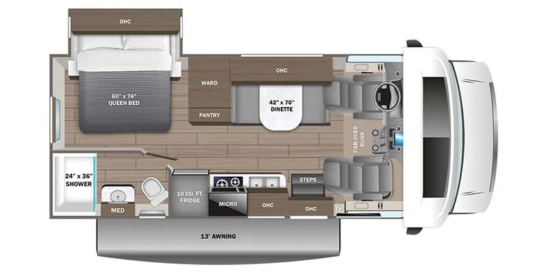 Entegra Coach Odyssey SE 22CF floor plan