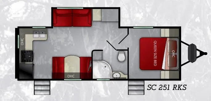 Cruiser RV Shadow Cruiser 251RKS floor plan