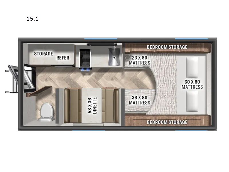 2026 Palomino O.V.E 15.1 - Floor plan
