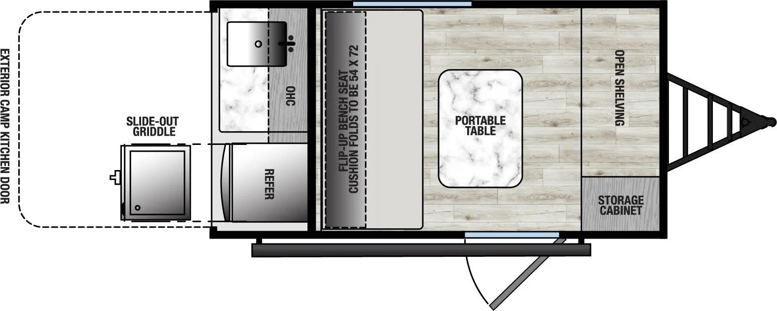 Forest River Viking ROK 8000ROK floor plan