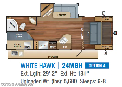 2018 Jayco White Hawk 24MBH - Photo 3