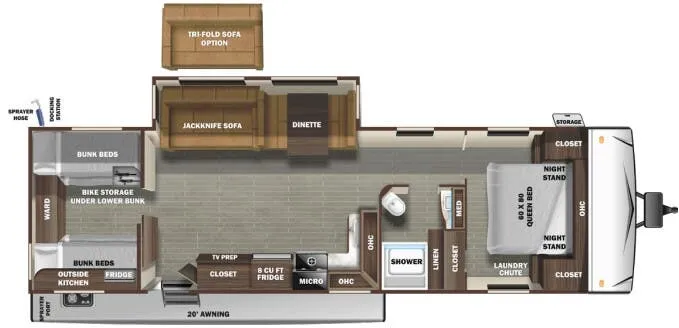 Starcraft Super Lite 291QB floor plan