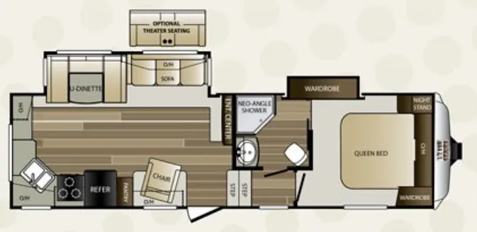 Keystone Cougar Half-Ton 279RKSWE floor plan