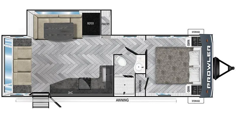 Heartland Prowler 262SRL floor plan