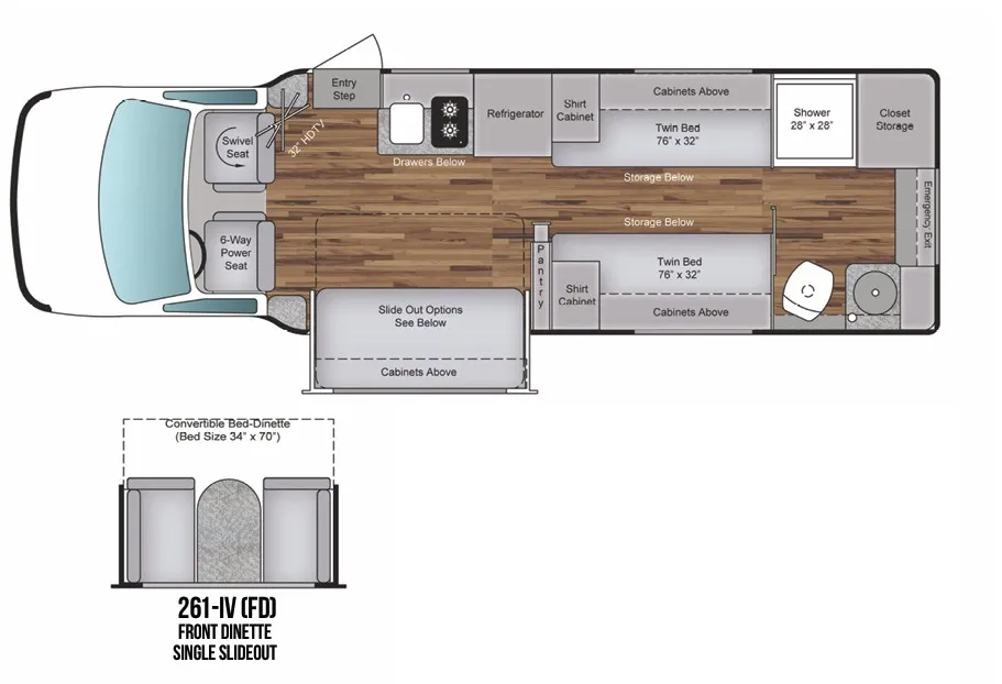 Coach House Platinum IV 261 IV FD floor plan