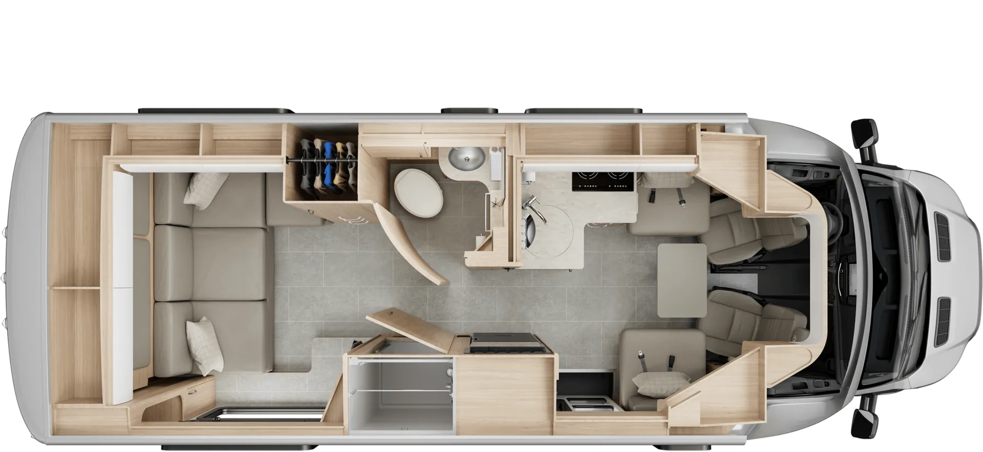 Leisure Travel Wonder W24RL floor plan
