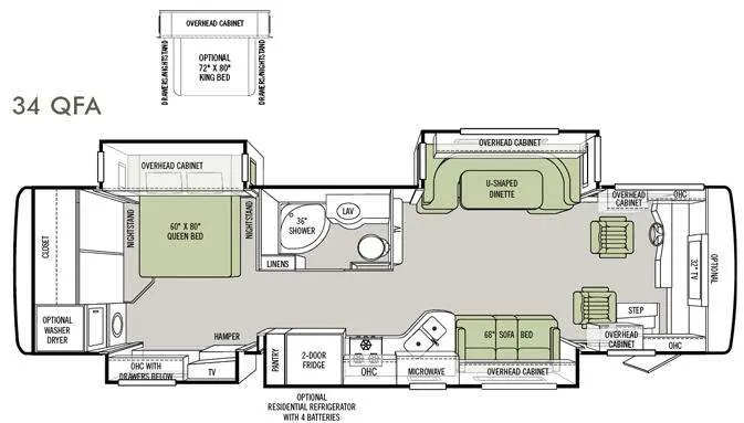 2012 Tiffin Allegro RED 34QFA - Photo 2
