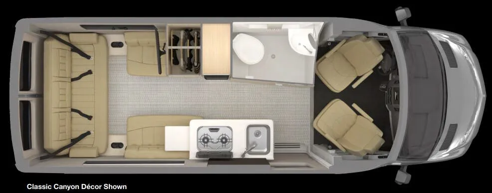 Airstream Interstate 19 Base floor plan
