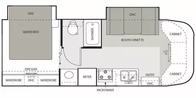2008 Dutchmen DORADO 26BE - Floor plan